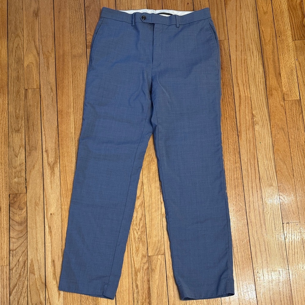 Ralph Lauren Pants Men's Wool Slate Blue Dress Pants 32x32